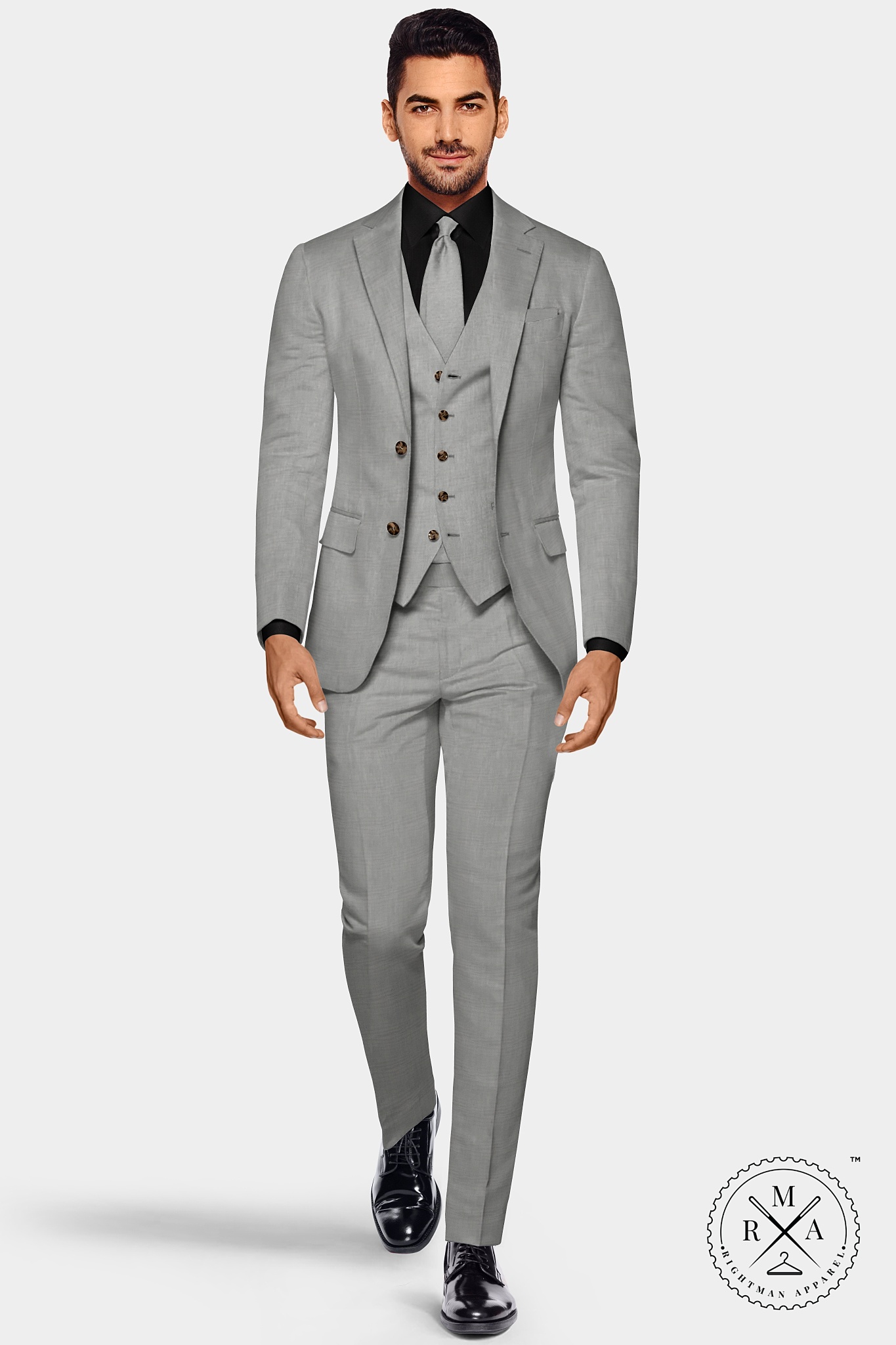 Celestial Off White Three Piece Suit SU239